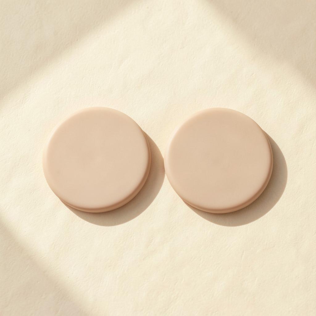 Nude Silikon-Nippel-Covers, zwei Paar